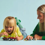 Tractor de ferma rosu cu remorca si oi, 60461, 116  piese - imagine 7