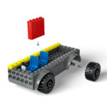 Camion de pompieri cu scara, 60463, 82  piese - imagine 4