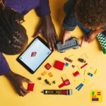 Camion de pompieri cu scara, 60463, 82  piese - imagine 5