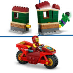 Iron Man cu motocicleta si Hulk, 76287, 68  piese - imagine 8