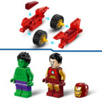 Iron Man cu motocicleta si Hulk, 76287, 68  piese - imagine 9